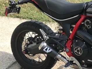 LeoVince LV10 carbon fiber exhaust.