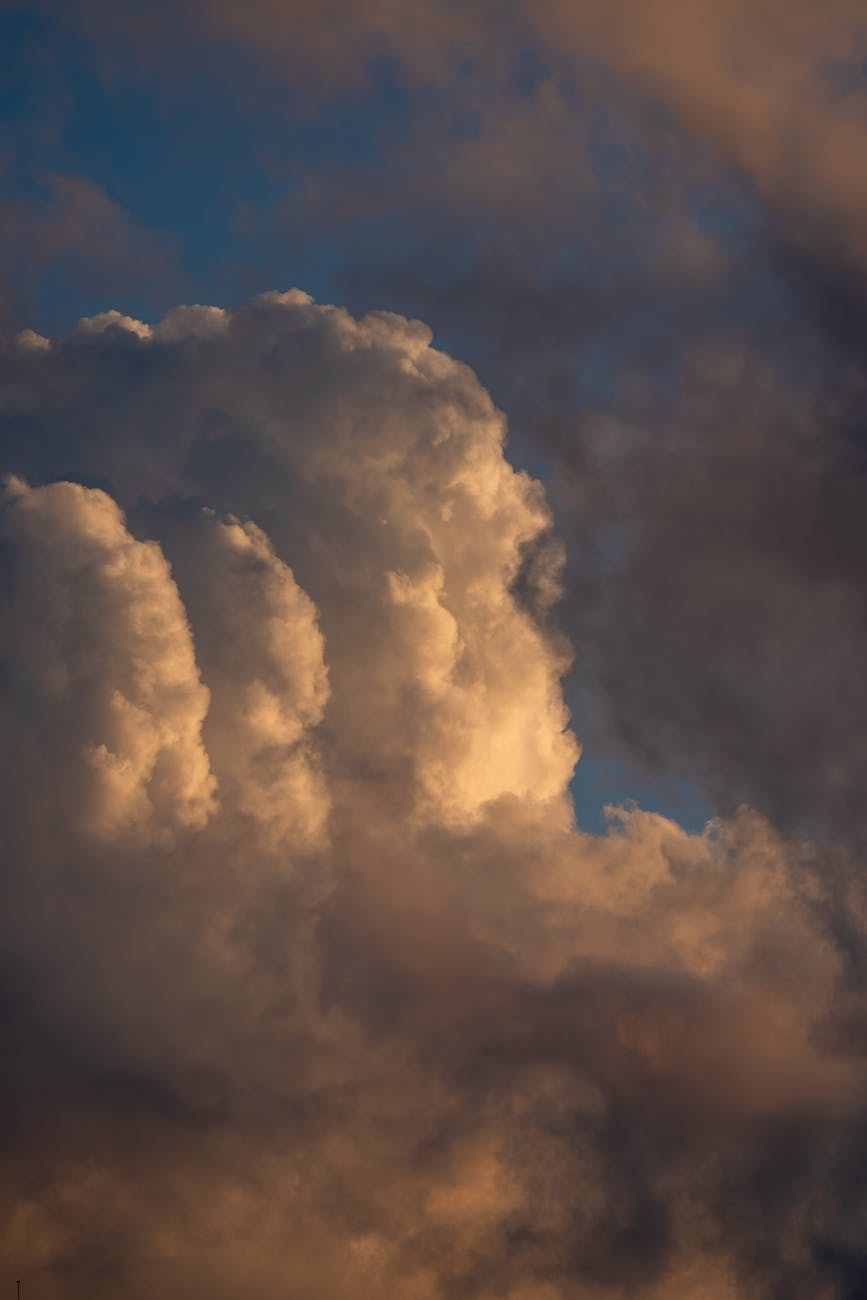 large cloud overtaking the sun